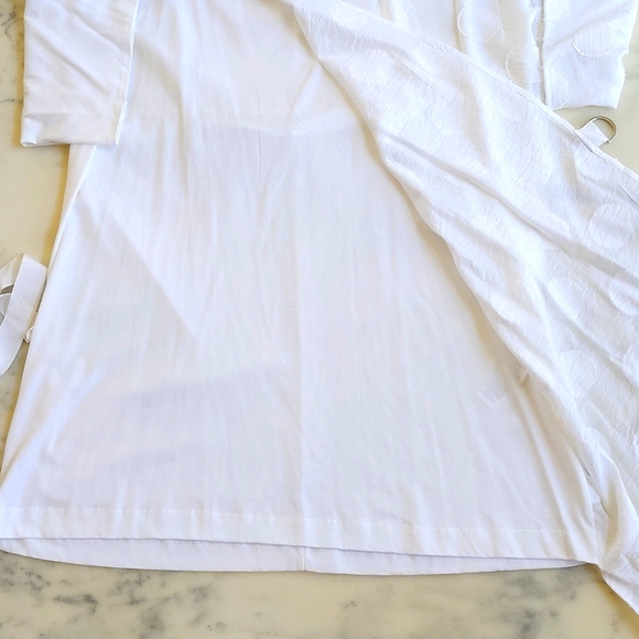 NWT. Zara Short Sleeve Loose Fit Layered Dress with buckle. - Picture 5 of 7